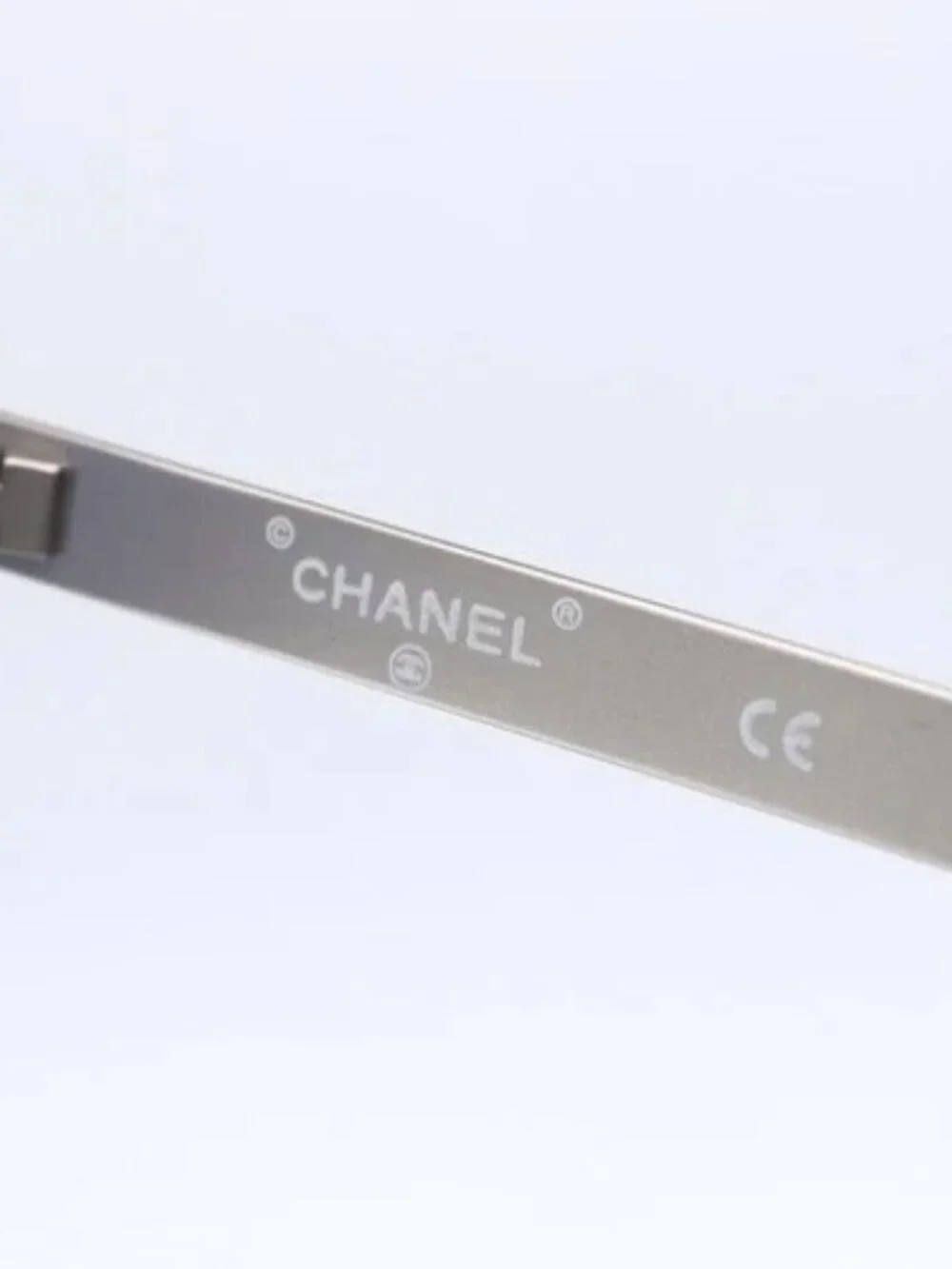 CHANEL Sunglasses plastic Black CC Auth BA7282